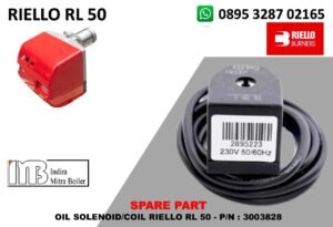 JUAL OIL SOLENOID/COIL RIELLO RL 38 - P/N : 3003828