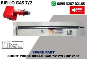 JUAL SHORT PROBE RIELLO GAS 7/2 P/N : 3012181