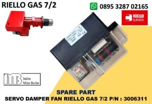 JUAL SERVO DAMPER FAN RIELLO GAS 7/2 P/N : 3006311