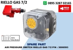 JUAL AIR PRESSURE SWITCH RIELLO GAS 7/2 P/N : 3006593