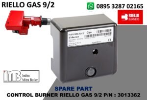 JUAL CONTROL BURNER RIELLO GAS 9/2 P/N : 3013362