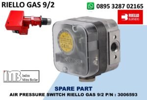 JUAL AIR PRESSURE SWITCH RIELLO GAS 9/2 P/N : 3006593