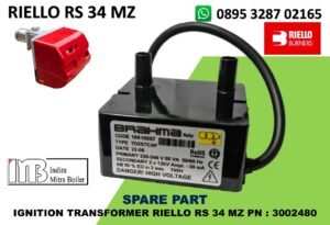 JUAL IGNITION TRANSFORMER RIELLO RS 34 MZ PN : 3002480